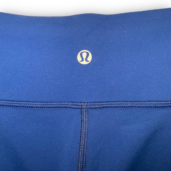 LULULEMON Reversible Wunder Under Pant in Limitless Blue/Black (Size 12) - Picture 12 of 16